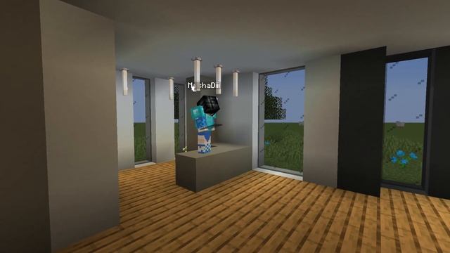 Как обставить 2-х этажный дом в майнкрафт! Самые простые блоки без модов! смотреть онлайн