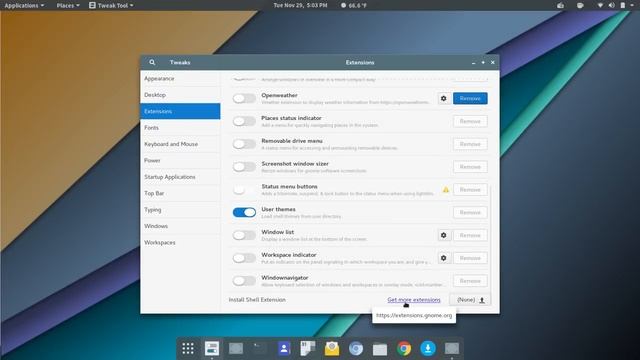 Antergos Gnome 3.22.2 - Extensions , Theming & More :-) смотреть онлайн