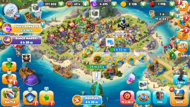 Let's buy items in the Black Market - Dragon Mania Legends смотреть онлайн