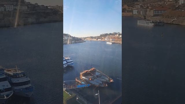 Порту. Подъёмник Teleferico на другом берегу смотреть онлайн