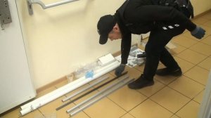 Монтаж накладной антипаники DL