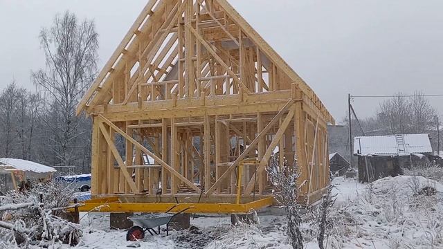 Силовой Каркас Дома Проекта "Рускеала" смотреть онлайн