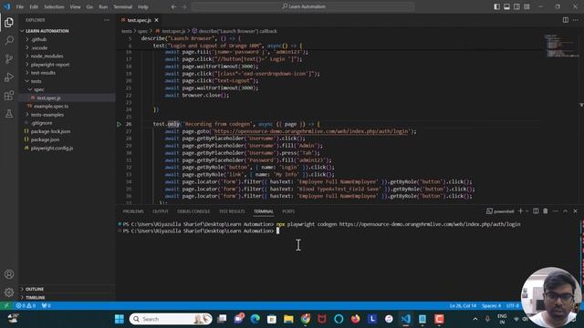 Code Generation and Auto Wait with Playwright For Beginners | In Hindi смотреть онлайн