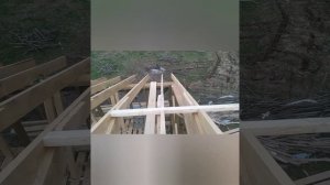 44 день монтаж укосин второго этажа и консольных балок