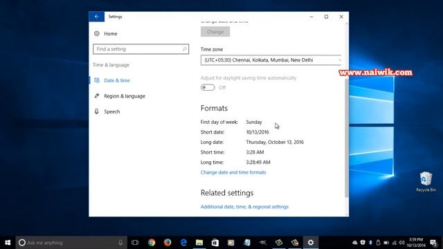 How to change Time-Zone in Windows 10 смотреть онлайн