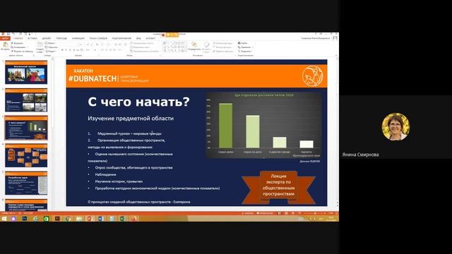 МИТАП №3 Хакатона DubnaTech - цифровая трансформация. Направления «AgroTech» и «Внутренний туризм» смотреть онлайн