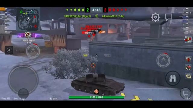 Дал -3! ПЕРВЫЙ бой на борще! |World of tanks blitz смотреть онлайн