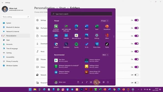 Menambah Folder Start Menu Windows 11 | Oragelo Channel смотреть онлайн