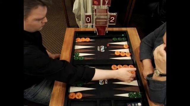 Moscow Backgammon. May tournament. 7 point match. Azizov (green) - Alenin (orange). смотреть онлайн