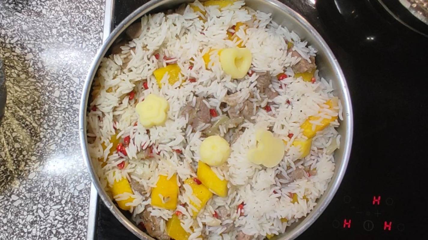 Рисинка к рисинке! Рассыпчатый рис с мясом и тыквой смотреть онлайн