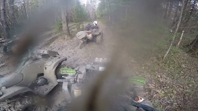 Жёсткий гряземес  в Зуевом лесу на Yamaha Grizzly