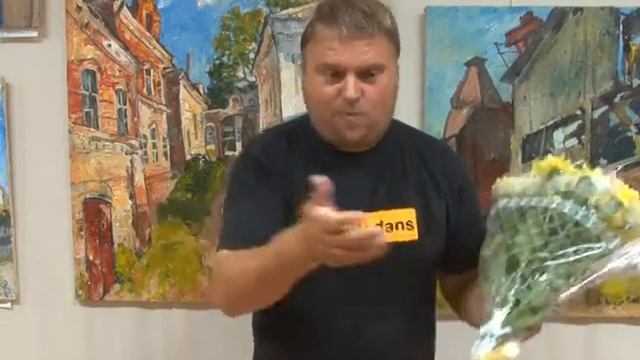 Открытие выставки Федора Помелова "Снова осень наступает", Краеведческий музей Протвино, 30.08.2016 смотреть онлайн