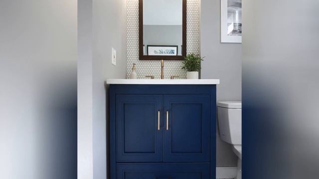 75 Beautiful Blue Bathroom With A Two-Piece Toilet Design Ideas #273 💙 смотреть онлайн