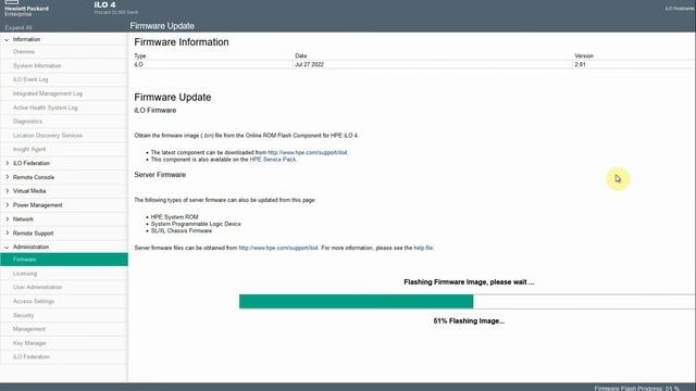 HPE Releases ILO 4 2.82 Firmware Update