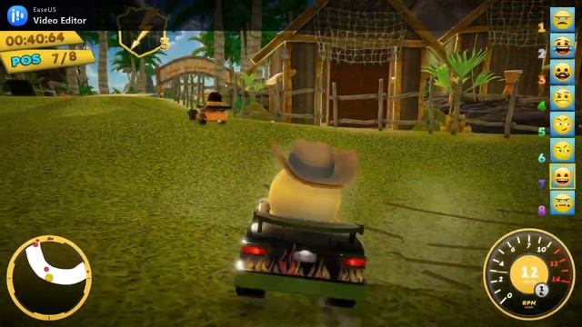 emoji Kart Racer - First Look / Review