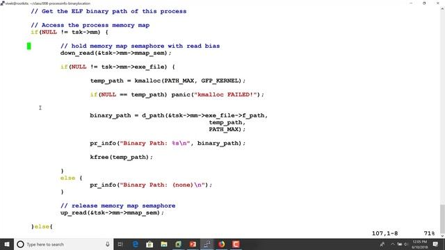 Linux Rootkits for Red-Blue Teams course process information binary executable смотреть онлайн