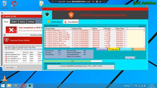 RMC Antivirus vs Windows Defender смотреть онлайн