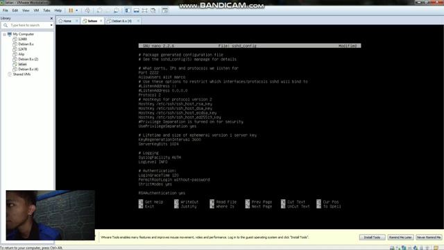 Tutorial SSH Debian 8 смотреть онлайн