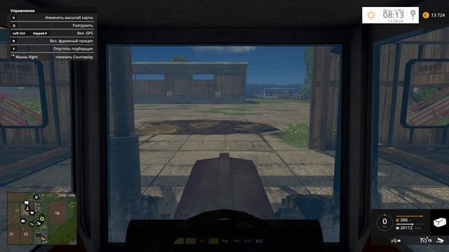Farming Simulator 15:--#15. Удобрение полей. Покос травы. смотреть онлайн