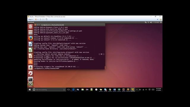 2016 03 07 10 08 installing tomcat on ubuntu for Comtek Global Inc смотреть онлайн