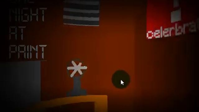 Меню игры One Night At Paint игра от меня