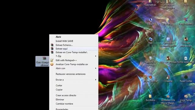 Como descargar medidor de temperatura del procesador Core Temp смотреть онлайн