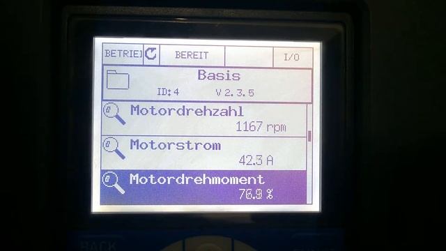 BOGE SLDF 40-3 in work (VACON drive monitoring) смотреть онлайн