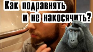 СТРИЖКА БОРОДЫ - или как подровнять не выходя из дома