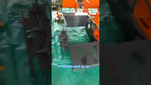 petrol self-charging generator self-charging battery powered remotely controlled tracked brush mowe смотреть онлайн