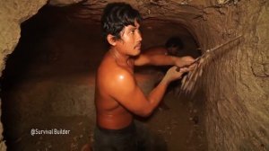 Строительство скрытого дома удивительных невероятных событий под землей