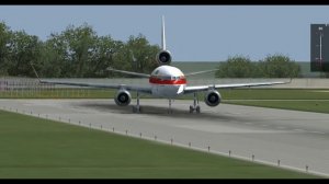 FSX|McDonnell Douglas DC-10|посадка