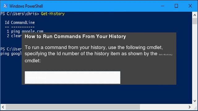 How to Use Your Command History in Windows PowerShell смотреть онлайн