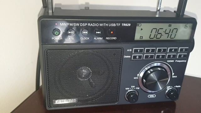 Retekess TR629 Voice Of Turkey 05/02/2024 1330 UTC 13635kHz