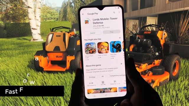 Lawn Mowing Simulator Mobile Game | HOW TO PLAY LAWN MOWING SIMULATOR ANDROID AND iOS смотреть онлайн