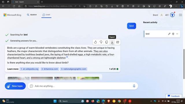 Microsoft upgrades Bing Chat with requested export, sharing and copying features смотреть онлайн