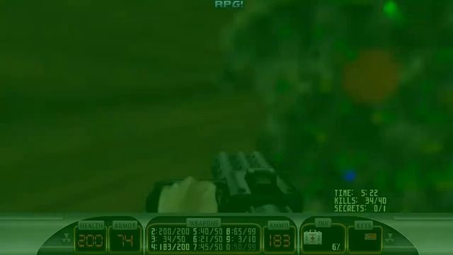 Duke Nukem 3D Gameplay: Duke: Nuclear Winter - Level 6: Christmas Village - LetsPlayTurbo 🎮 смотреть онлайн