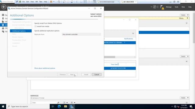 ADC (Additional Domain Controller ) installed and configured in Windows Server 2022 смотреть онлайн