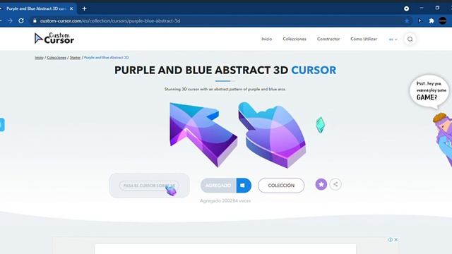 Tutorial de como cambiar tu cursor para windows 10, sin instalar ninguna app. смотреть онлайн