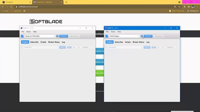 Reyax RYC1001 MQTT IoT Cloud & MQTT.fx MQTT Client смотреть онлайн