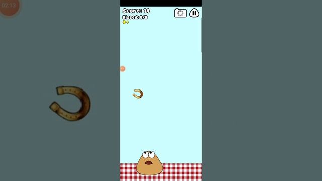 Pou Popper No More Space! Food Drop Pou Ate A Bad Thing! You Missed 8! Find Pou Game Over Wrong Cup