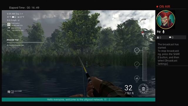 ISallgood4u's fishing planet live PS 4 смотреть онлайн