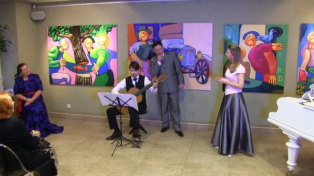 Сергей и Наталья Русановы Песня Вдоль да по речке 01 02 2015 С Пб смотреть онлайн