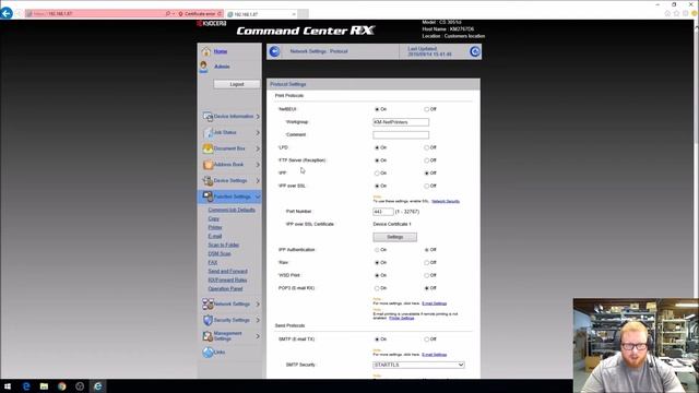 Kyocera Command Center Setup Taskalfa New Model