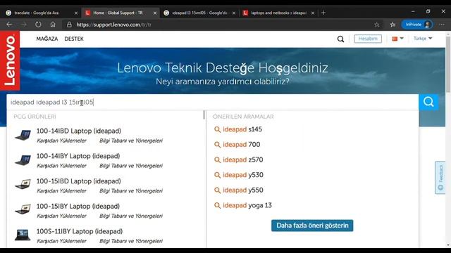 Lenovo IdeaPad L3 15IML05 touchpad Sorunu смотреть онлайн
