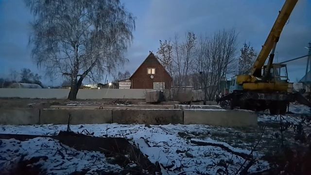 Фундамент на Трактовой. Закат. 31 октября 2018. смотреть онлайн