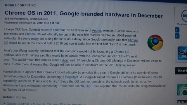 New Google Operating system - Chrome OS смотреть онлайн
