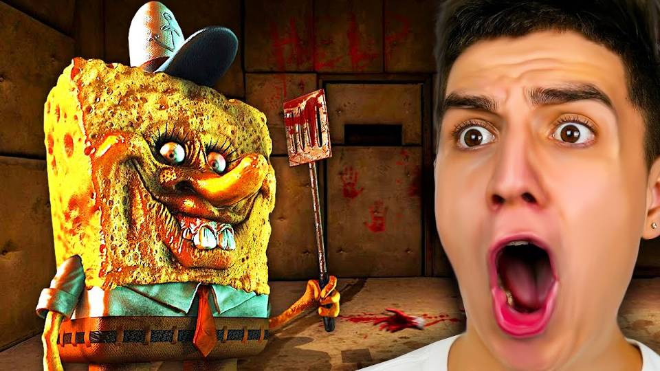 ПРОКЛЯТЫЙ ГУБКА БОБ! СТРАШНЫЙ ХОРРОР! САМАЯ СТРАШНАЯ ИГРА! смотреть онлайн