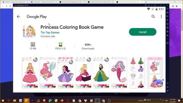Cách tải Princess Coloring Game trên Máy tính, Laptop Windows tốt nhất, MOD APK PRO смотреть онлайн