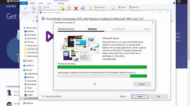 Tutorial asp.net C# 005 visual studio 2015 express install смотреть онлайн