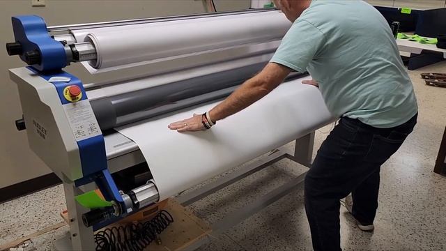 Audley Model 1600X2 Cold Laminator. смотреть онлайн
